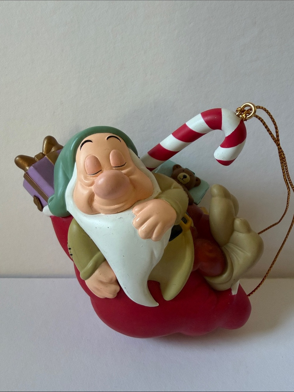 Disney Grolier SLEEPY Christmas Ornament Presidents Edition Snow White Vintage